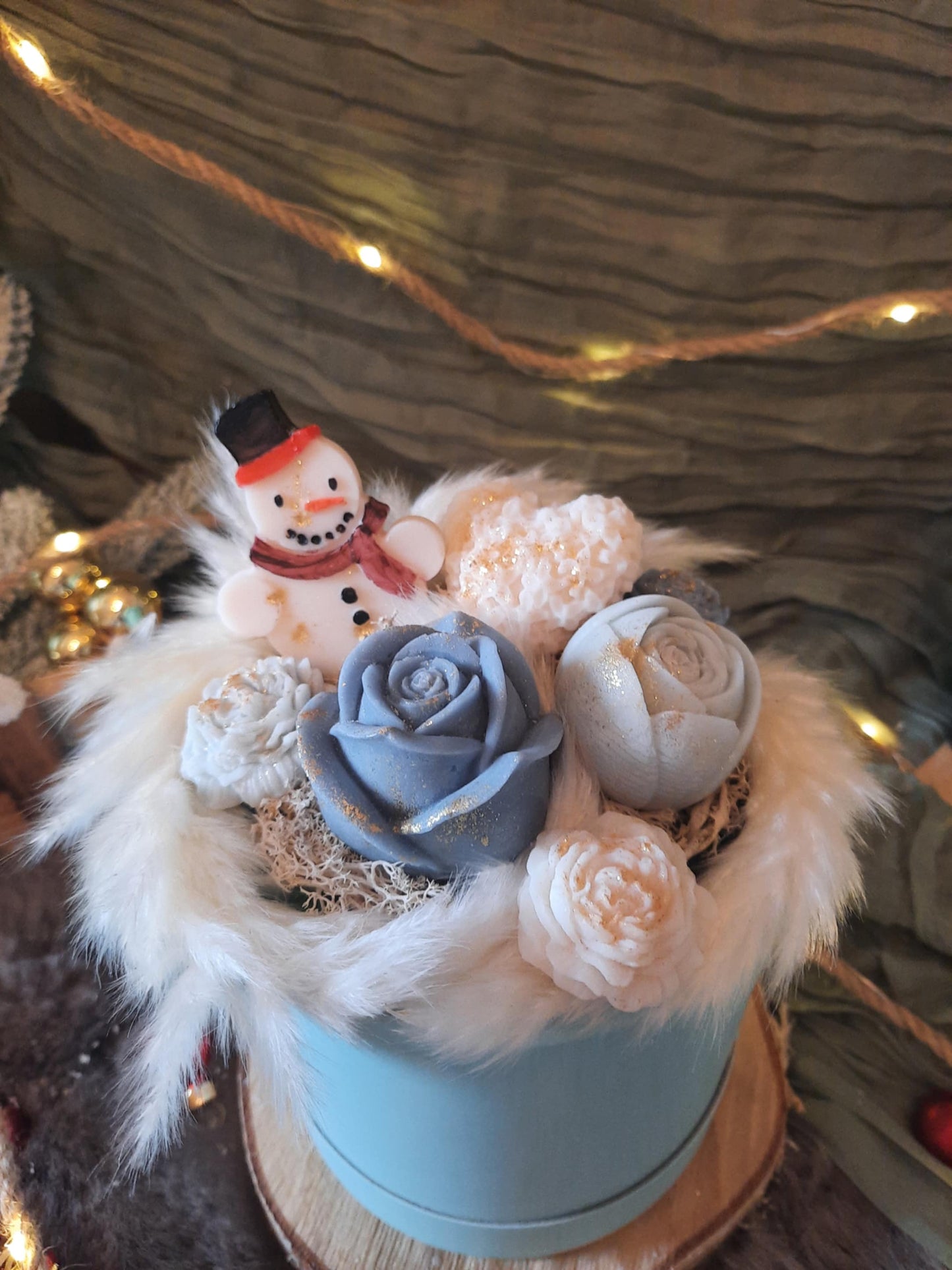 Composition florale de noël n°54