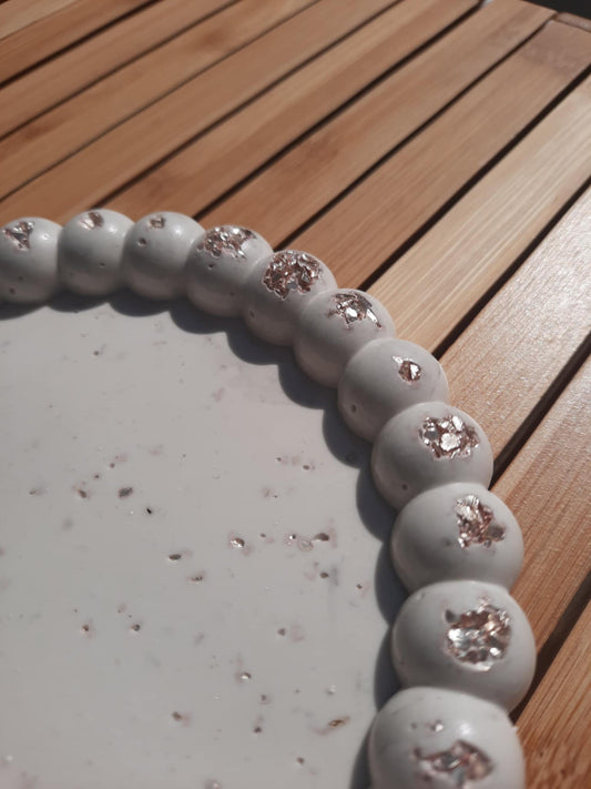 soucoupe petite boule doré