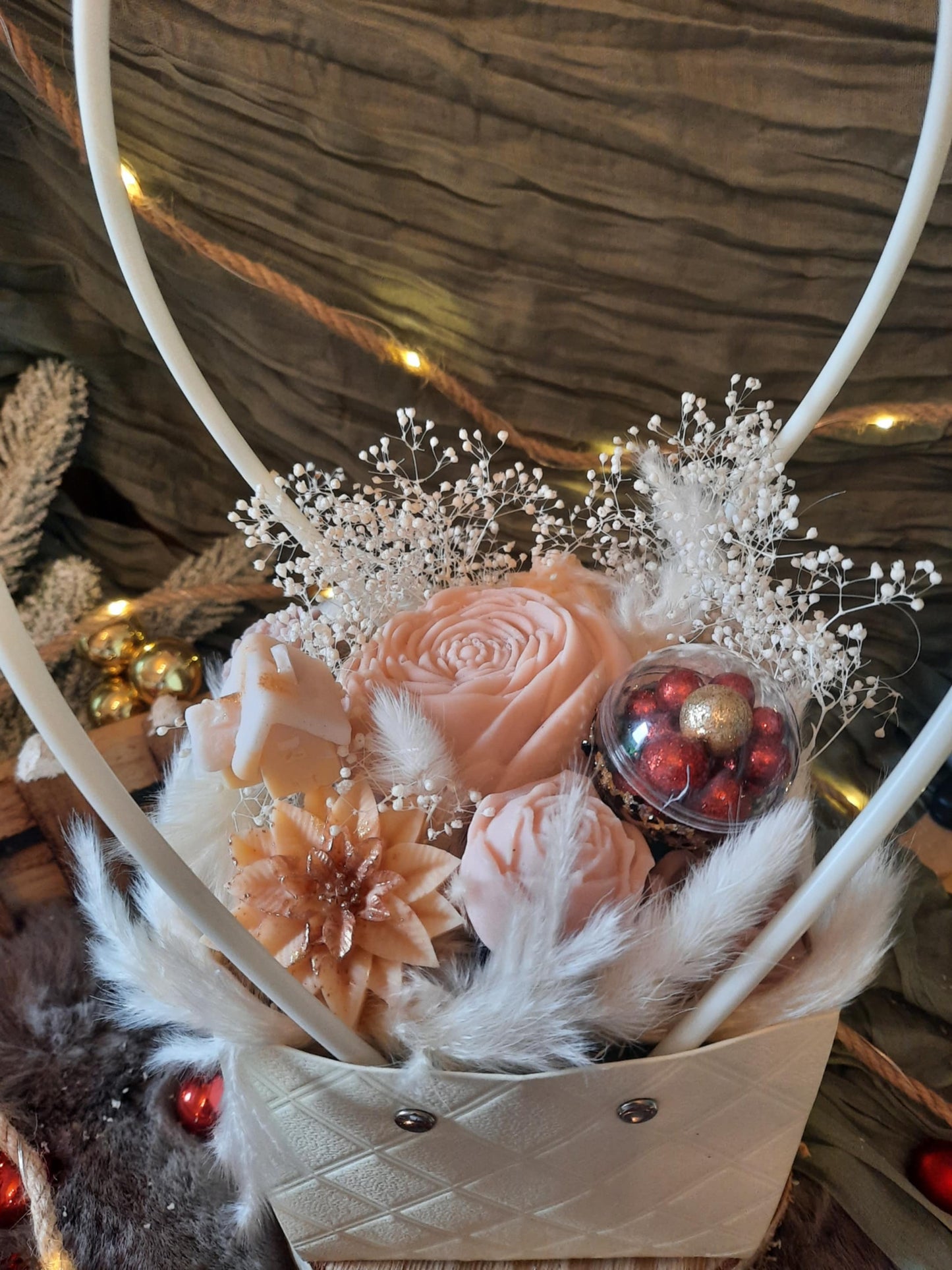 Composition florale de noël n°52