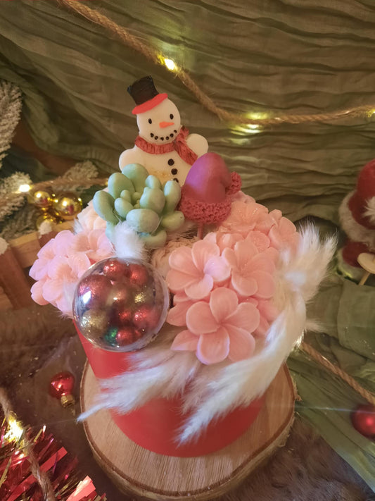 Composition florale de noël n°64