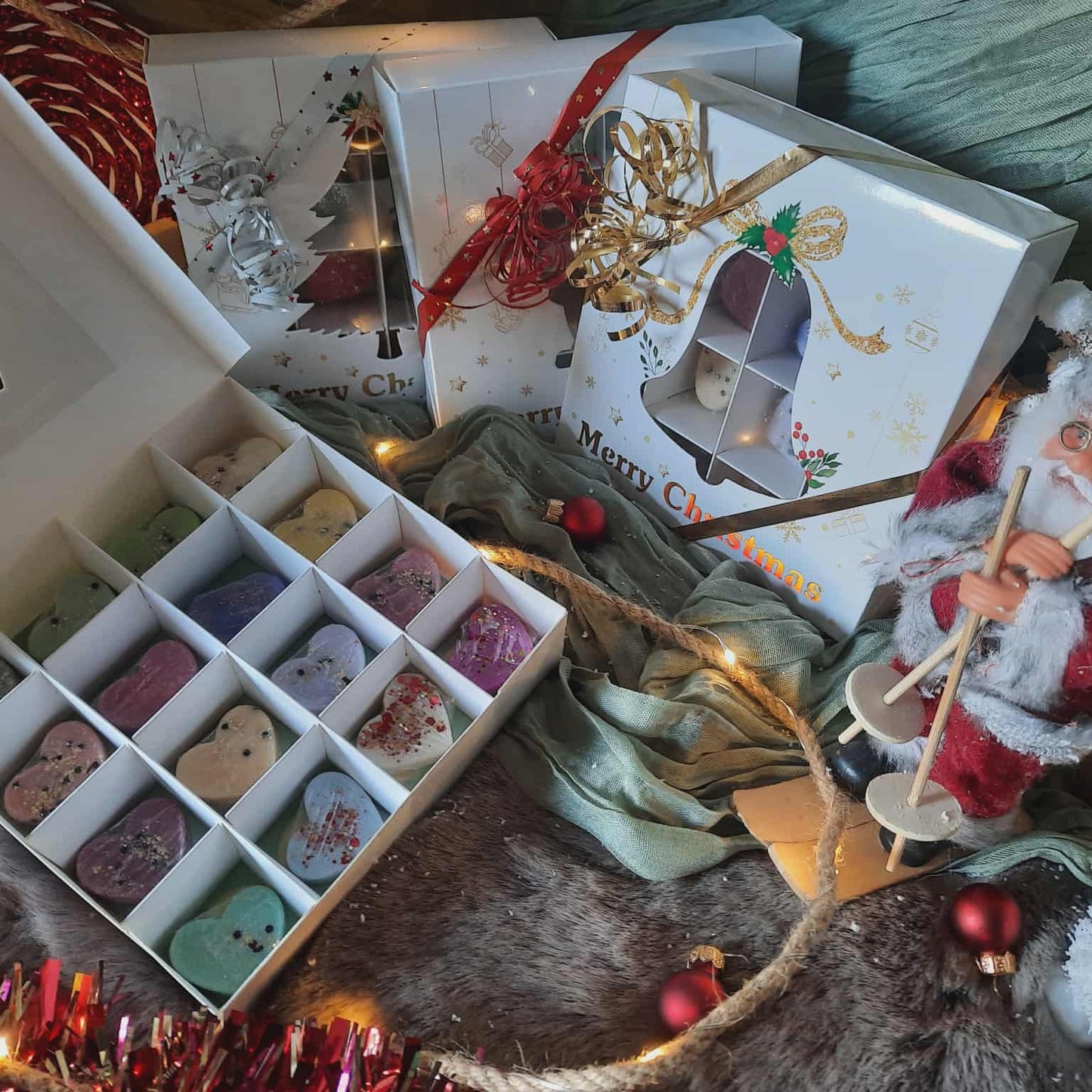 Coffret 16 fondants cœur parfumés