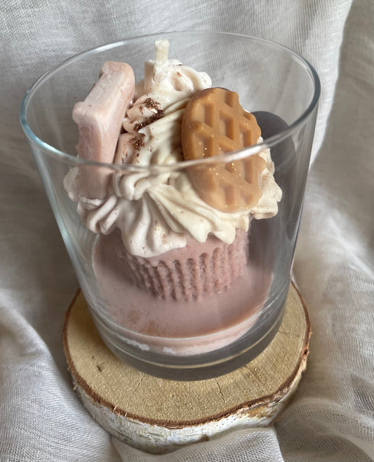 Bougie cupcake café gourmand