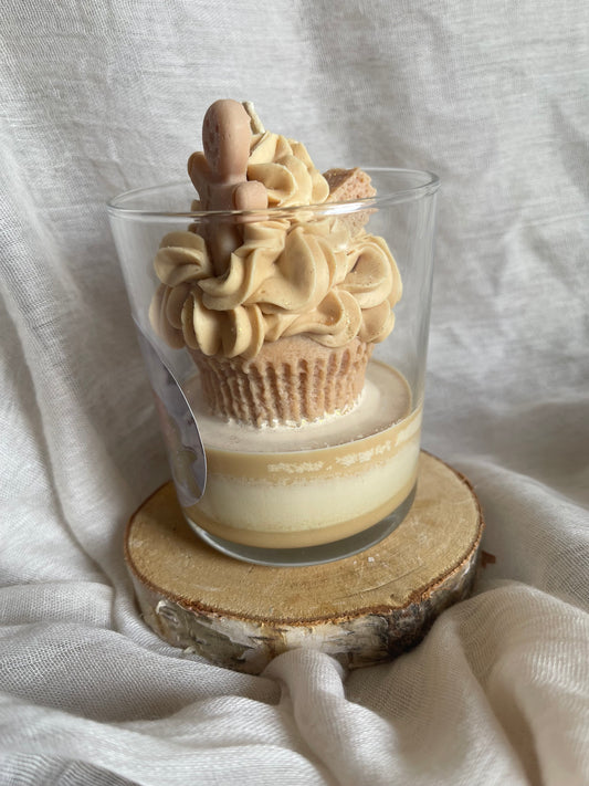 Bougie cupcake Pain d'épice