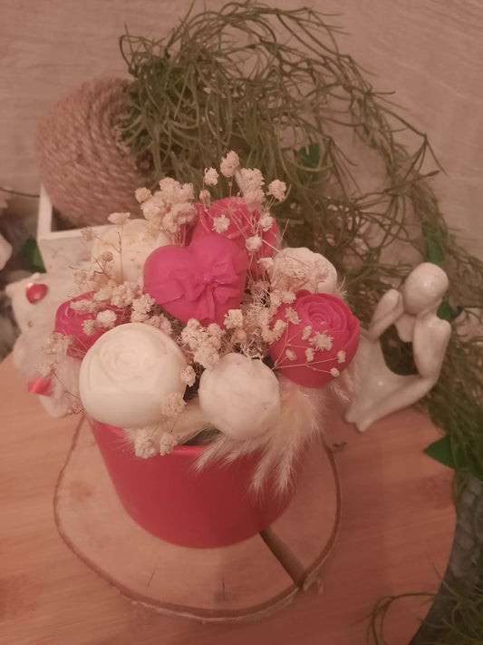 Composition florale saint valentin n°2