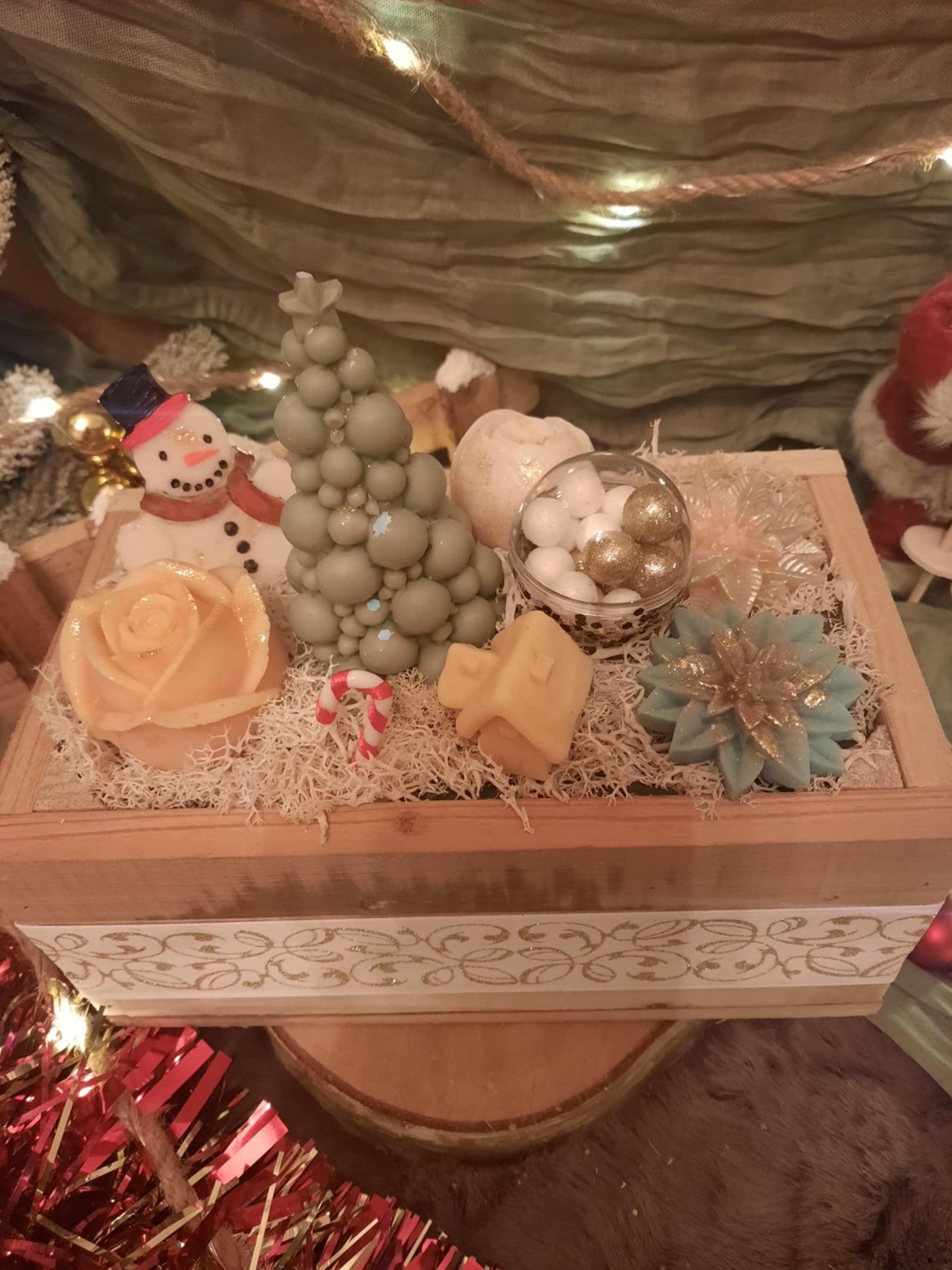 Composition florale de noël n°60