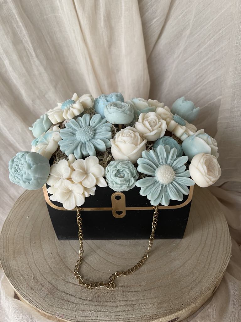 un cadeau unique de cire à bougie parfum fleur de coton