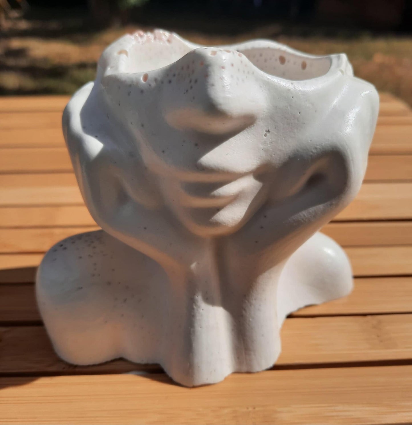 pot à crayon visage