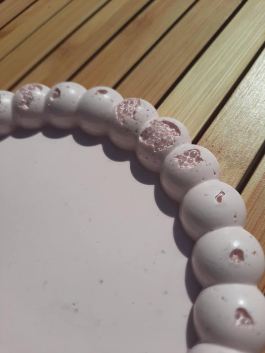 soucoupe petite boule rose