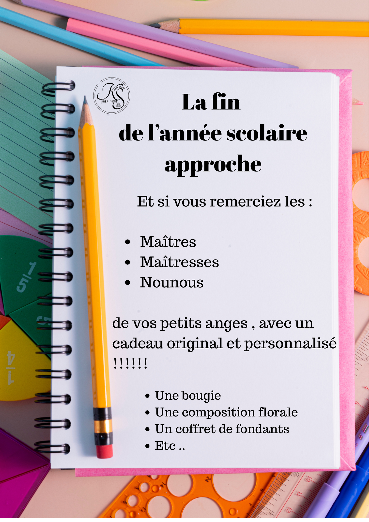 collection fin d'année scolaire