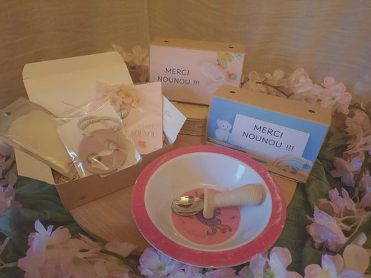 coffret remerciement " école et nounou "