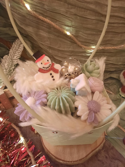 Composition florale de noël n°57