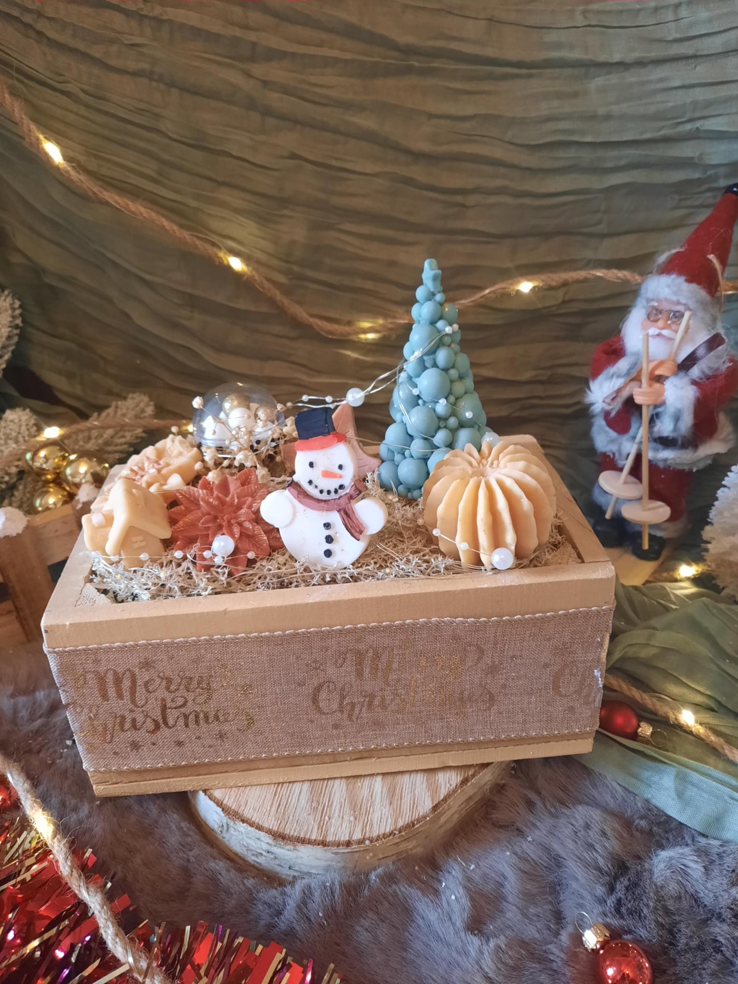 Composition florale de noël n°53