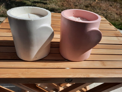 Bougie Mug cœur