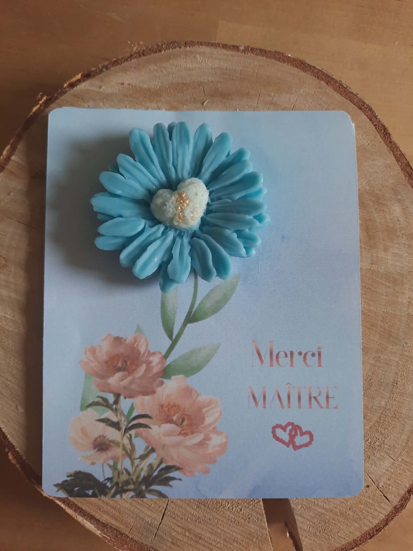 cadeau personnalisé fondant fleuri