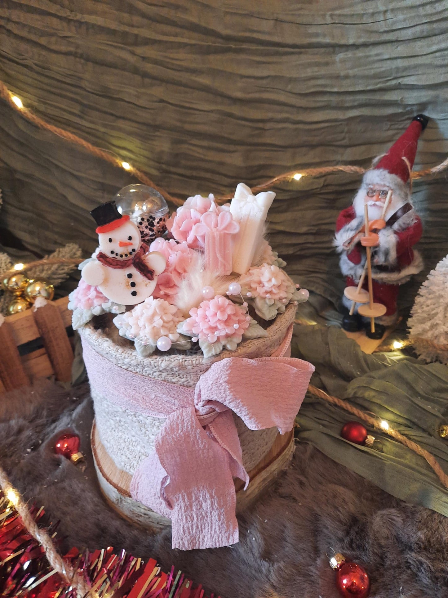 Composition florale de noël n°56