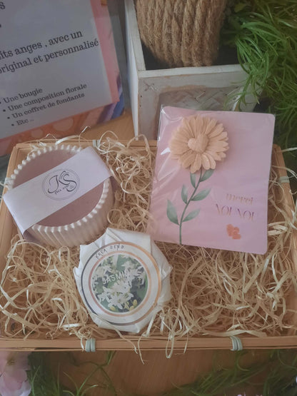Panier garni remerciement maîtresse , maître et nounou n°17