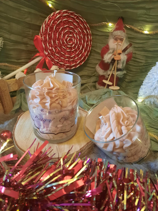 Bougie chantilly Pain d'épice