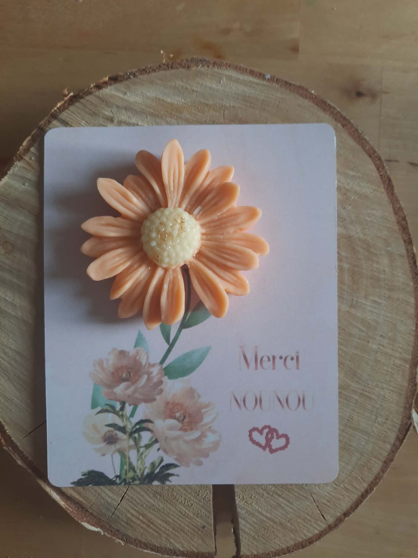 cadeau personnalisé fondant fleuri