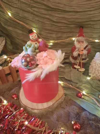 Composition florale de noël n°64