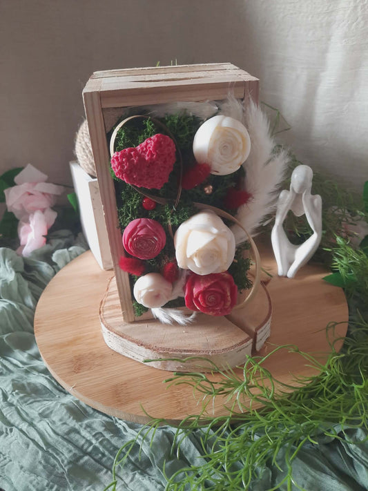 Composition florale à suspendre  saint n°57