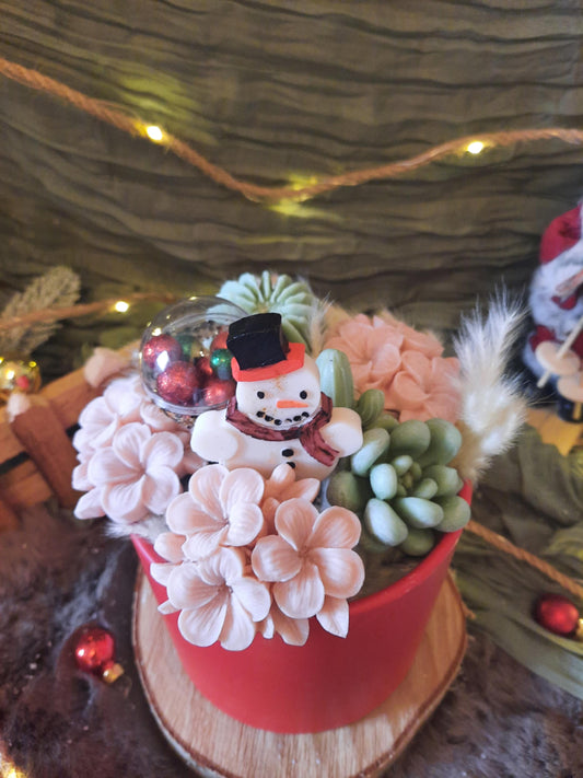 Composition florale de noël n°63