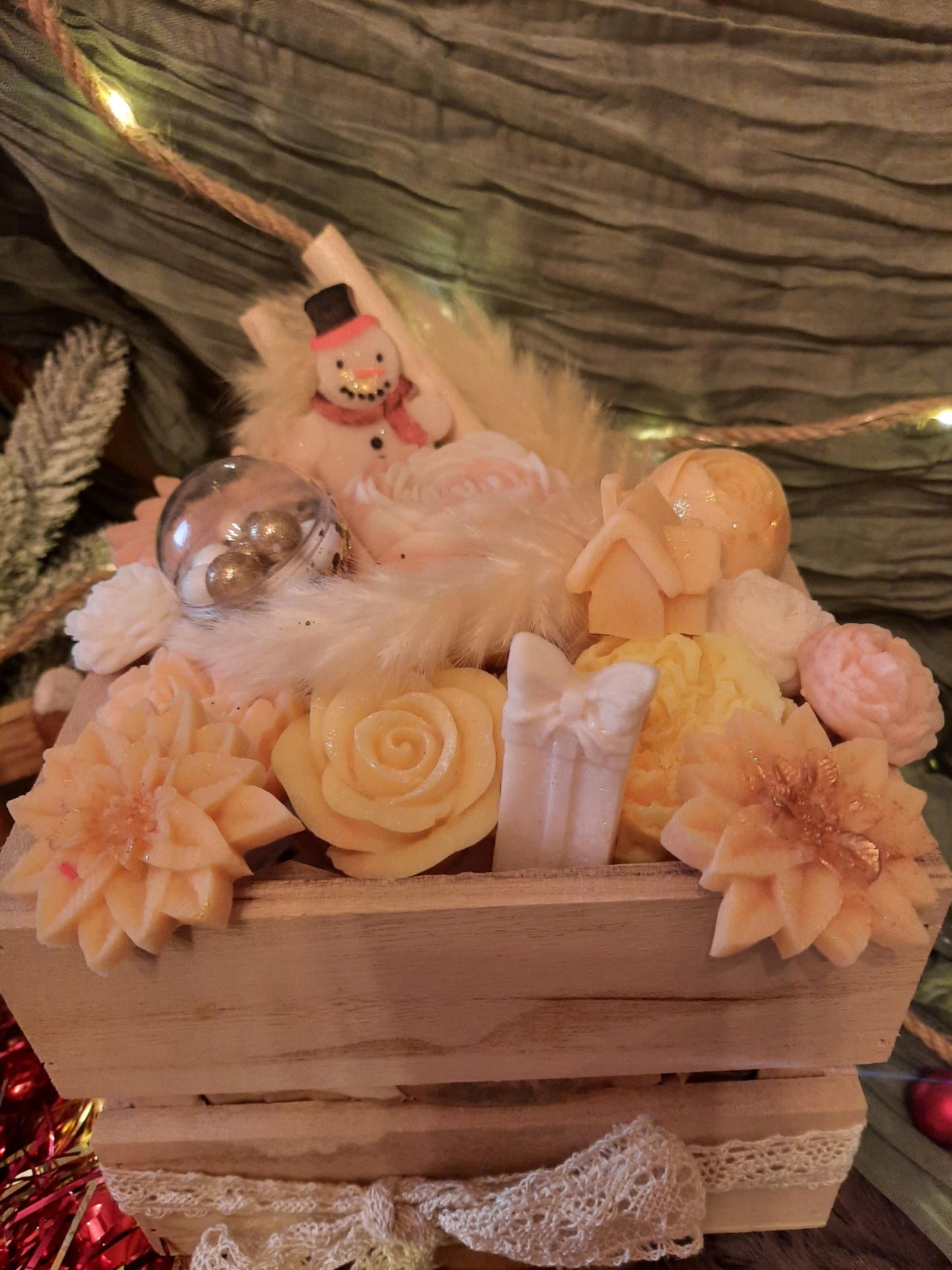 Composition florale de noël n°61