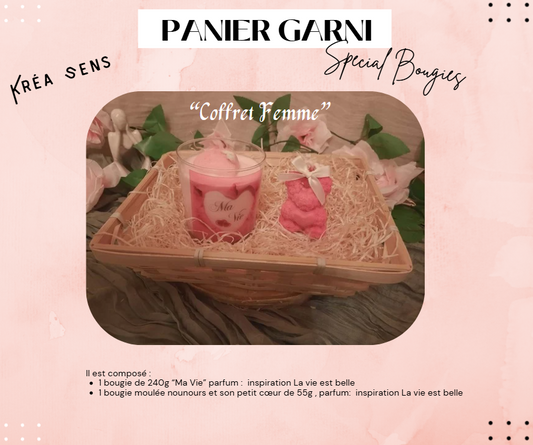 Panier garni de bougies n°15