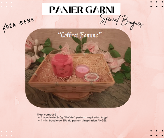 Panier garni de bougies n°14