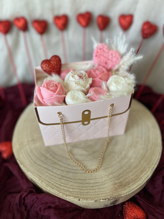 Offrez de l’amour avec cette composition florale de fondants parfum : « la vie est belle »