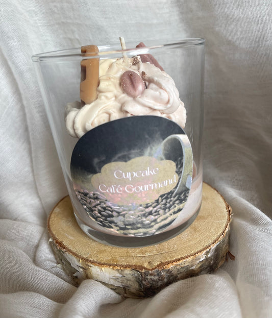 Bougie cupcake café gourmand