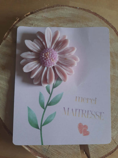 cadeau personnalisé fondant fleuri