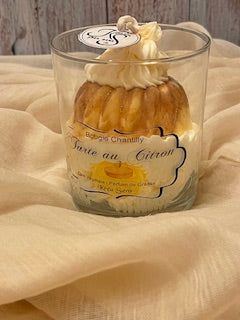 un pur régal visuel et olfactif avec cette bougie au parfum exquis de citron 
