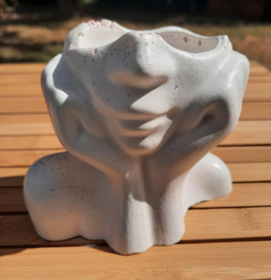 pot à crayon visage