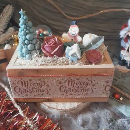 Composition florale de noël n°58